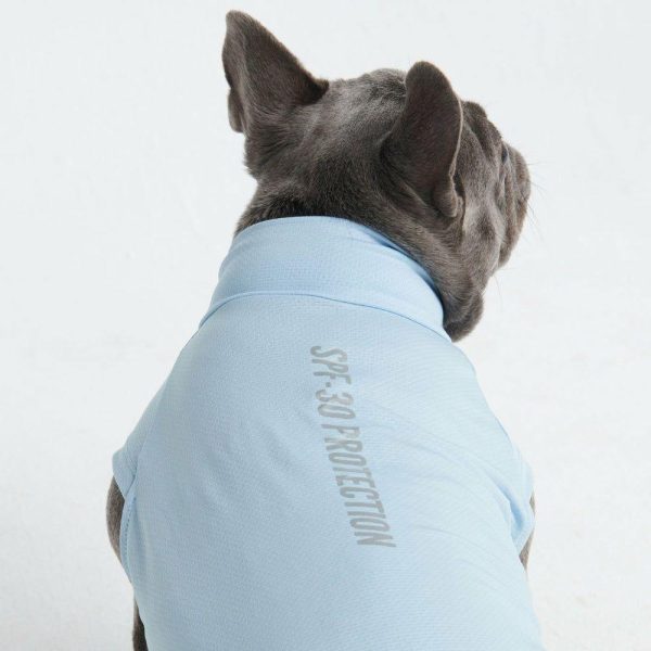 Sunblock Dog T-Shirt – Blue | Spark Paws Dog T-Shirts Dog T-Shirts Blue