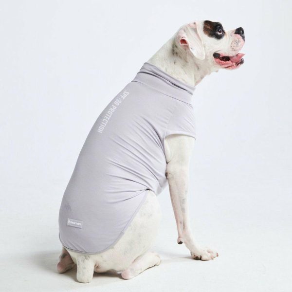 Sunblock Dog T-Shirt – Grey | Spark Paws Dog T-Shirts Dog T-Shirts Dog T-Shirts