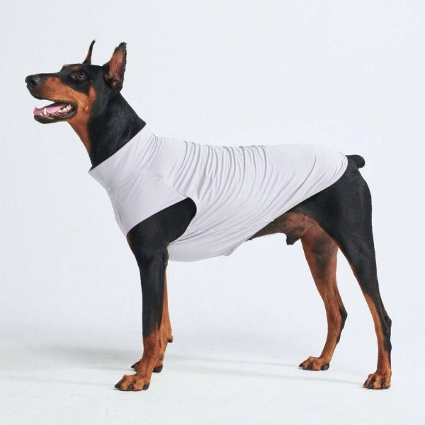 Sunblock Dog T-Shirt – Grey | Spark Paws Dog T-Shirts Dog T-Shirts Dog T-Shirts