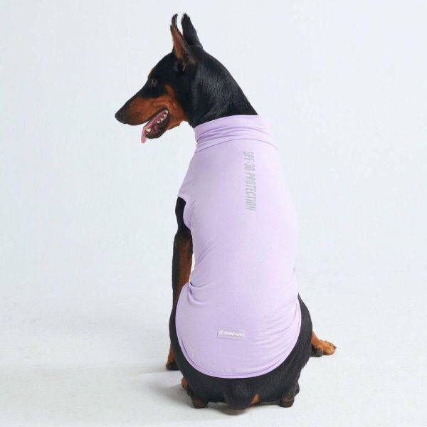 Sunblock Dog T-Shirt – Purple | Spark Paws Dog T-Shirts Dog T-Shirts Dog T-Shirts