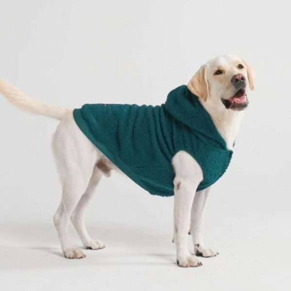 Teddy Sherpa Dog Jacket – Pine Green | Spark Paws Dog Jacket Coat Dog Jacket Coat Dog Jacket Coat