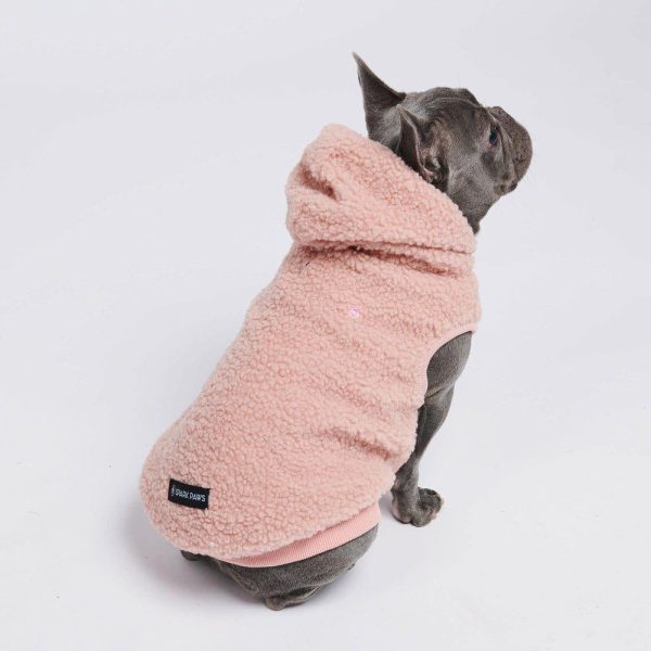 Teddy Sherpa Dog Jacket – Pink | Spark Paws Dog Jacket Coat Dog Jacket Coat Dog Jacket Coat