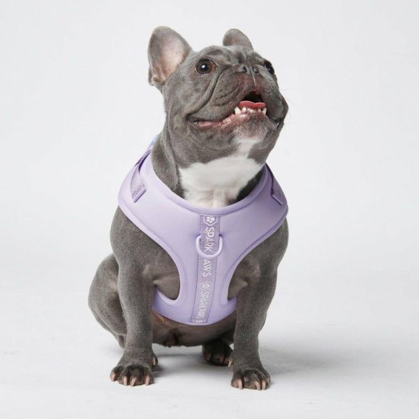 Ultra-Soft Activewear Harness – Lilac | Spark Paws Activewear Harness Activewear Harness Activewear Harness