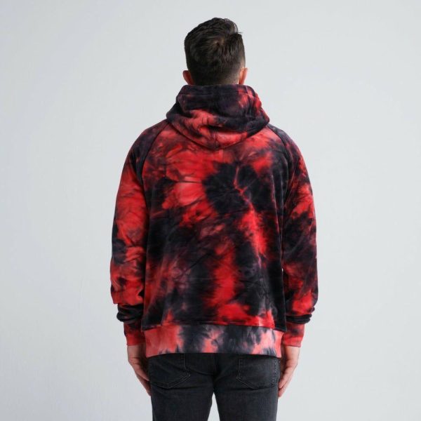 Velvet Human Hoodie – Red & Black | Spark Paws Dog and Owner Matching Sets Dog & Owner Matching Sets Black