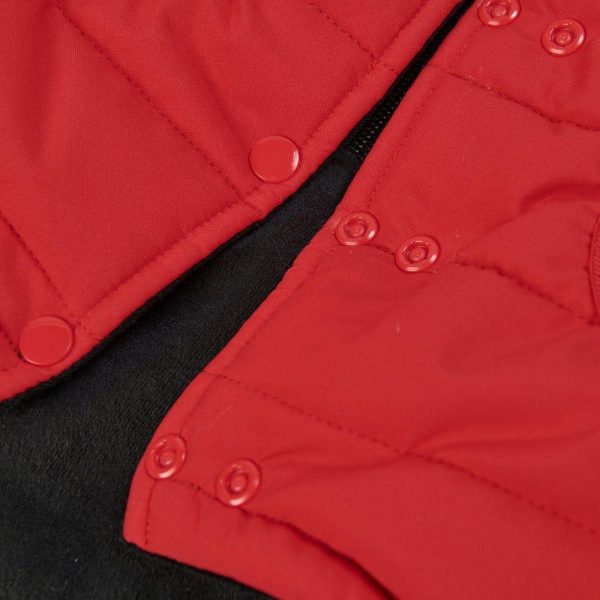 WarmShield Water-Resistant Jacket – Red (SIZE S) | Spark Paws Dog Jacket Coat Dog Jacket Coat Dog Jacket Coat