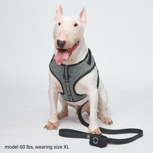 Waterproof PVC Dog Leash – Black | Spark Paws Activewear Harness Activewear Harness Activewear Harness