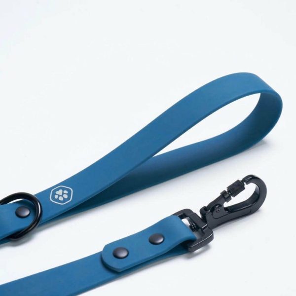 Waterproof PVC Dog Leash – Blue | Spark Paws Activewear Harness Activewear Harness Activewear Harness