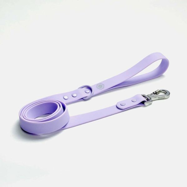 Waterproof PVC Dog Leash – Lilac | Spark Paws Activewear Harness Activewear Harness Activewear Harness