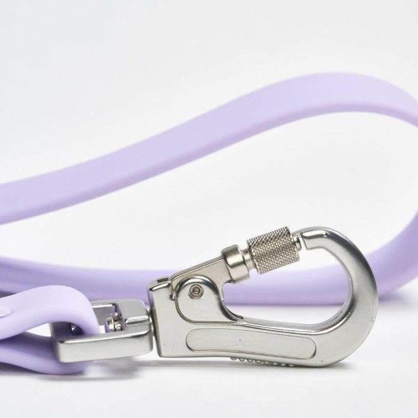 Waterproof PVC Dog Leash – Lilac | Spark Paws Activewear Harness Activewear Harness Activewear Harness